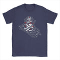 تيشيرت رجالي "أحب العراق" مع خريطة العراق وأسماء المدن العراقية بالخط العربي (Crew Neck)، مصنوع من القطن، متوفر حتى مقاس .